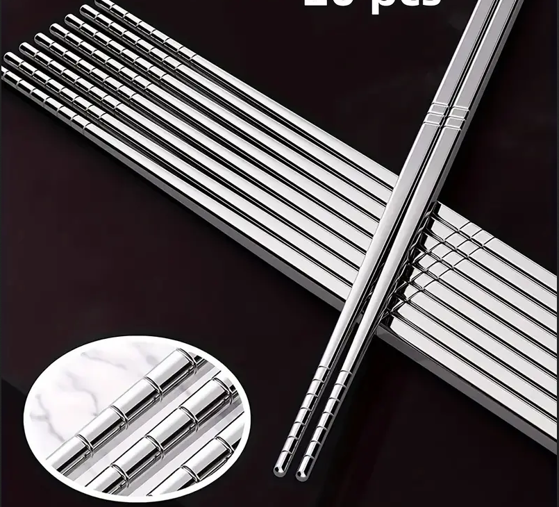Baguettes chinoises inox